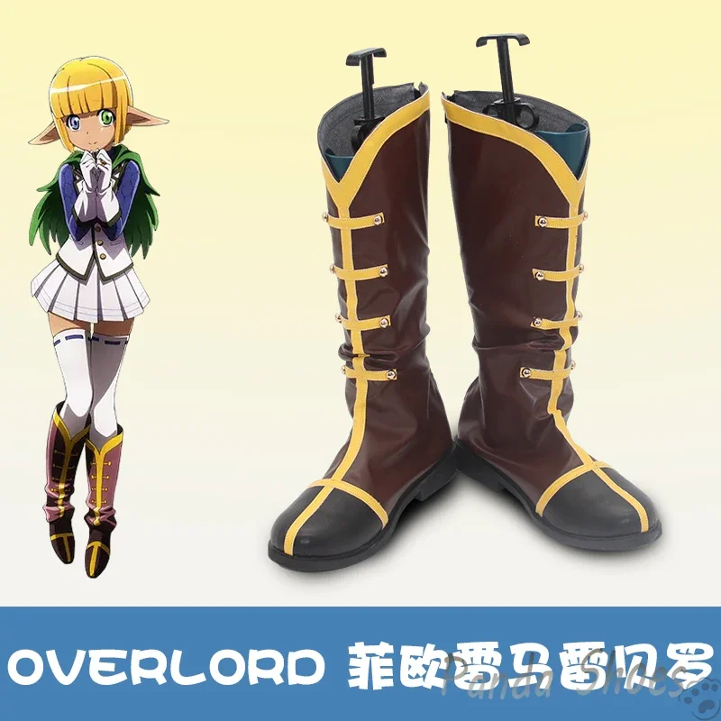 Anime Overlord Mare Bello Fiore Cosplay Shoes Anime Cos Comic Cosplay Costume Prop Shoes for Con Halloween Party