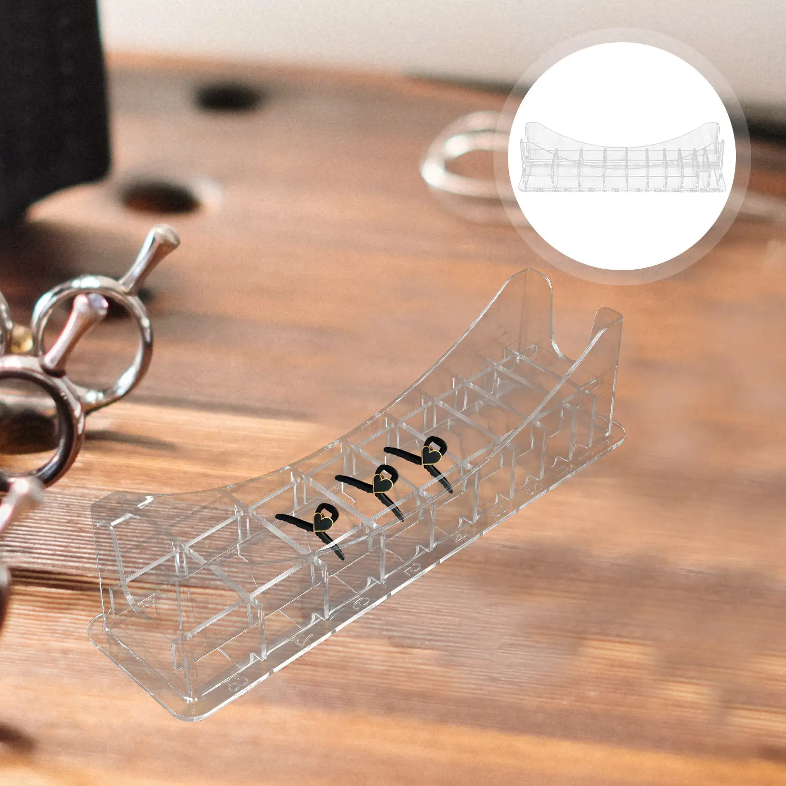 

Sturdy Guide Comb Storage Case Clipper Blades Holder for Barbershop Base for Hair Clipper Comb Hair Styling Tool Accessories