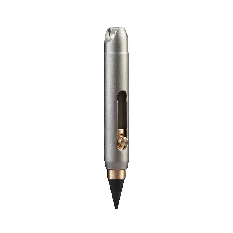 Outdoor Portable Mini Titanium Eternal Pen Signature Pen Erasable Pencil Emergency Writing Office
