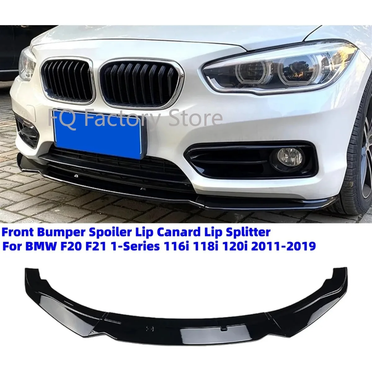 

Стандартный бампер для BMW 1 серии F20 F21 116i 118i 120i 2011-2019, передний бампер Canard, спойлер, сплиттер, диффузор, комплекты кузова