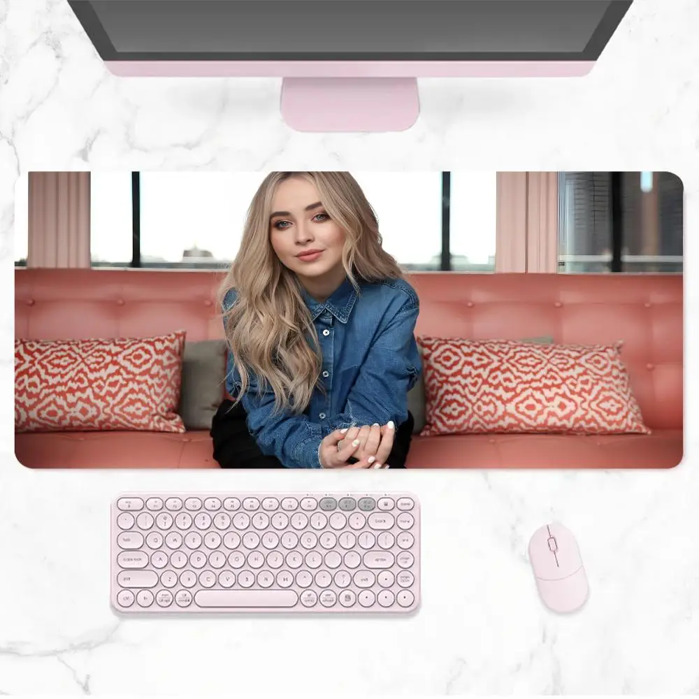 Anime Game Mouse Pad Singer S-Sabrina C-Carpenter Mouse Pad Computer Desk Pad Office Carpet Laptop Mouse Pad