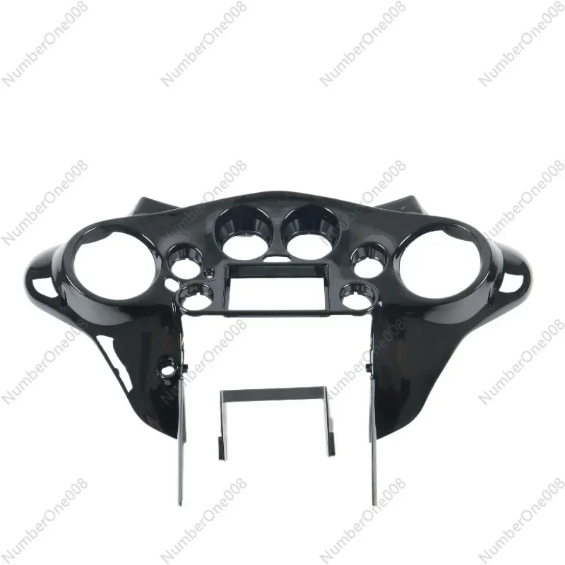 Double DIN Inner Fairing Kit for 1998-2013 Harley Davidson FLH Electra Street Glide Instrument Cover Motorbike