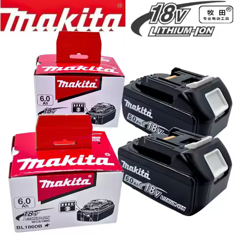 makita 18v battery 6ah 100% original Lithium ion Rechargeable Battery for Makita 18V battery 6000mAh BL1860 BL1850 BL1860B