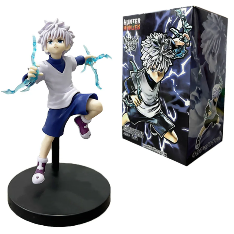 Hunter X Hunter Anime Figuren-Set 6 Stück Gon Killua Kurapika Hisoka Chrollo Illumi PVC Actionfiguren Sammlerstücke Modell-Spielzeug Geschenke – Detail 12