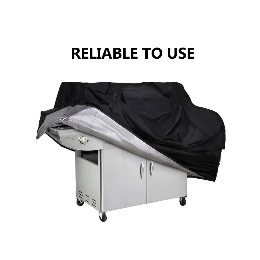 

Bbq Grill Cover Oxford Cloth Waterproof Heavy Duty Outdoor Patio Barbecue Smoker Grill Cover 170x61x117cm Durable Weatherproof