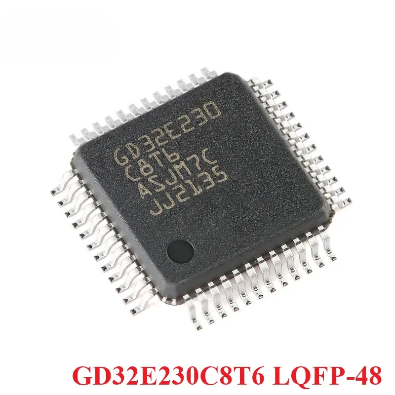 GD32E230C8T6 GD32E230 GD32 32E230C8T6 LQFP-48 LQFP48 ARM Cortex-M23 32-bit Microcontroller MCU IC Controller Chip Nieuwe Originele