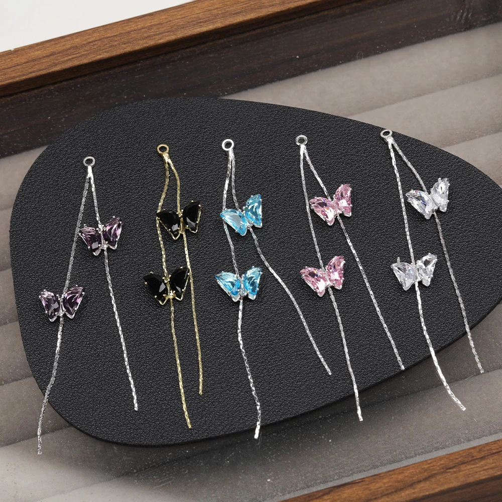 

Cordial Design 11*80MM 40Pcs Charms For Earrings/Hand Made/Butterfly Shape/Copper/DIY CZ Pendant/Jewelry Accessories #194308