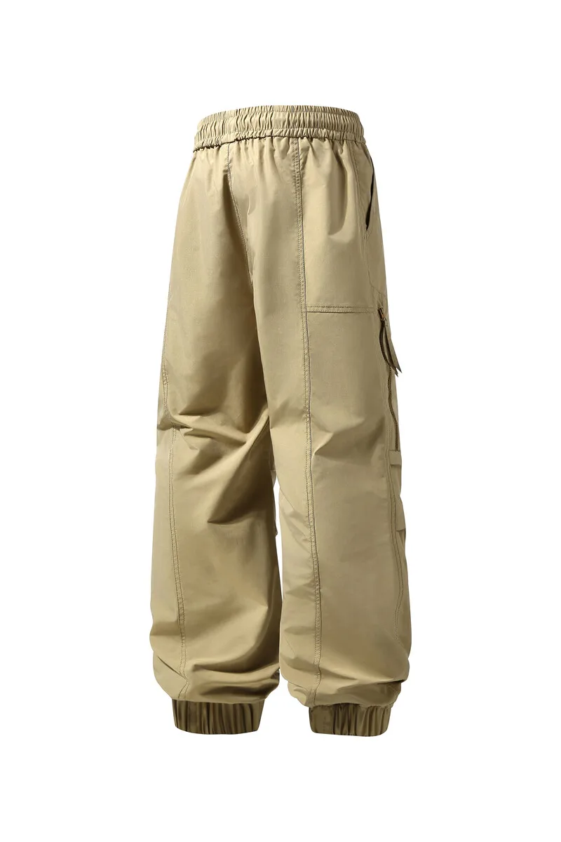 Pantalon Cargo vert militaire classique pour hommes, coupe ample, Design, jogging, Streetwear, printemps été 2025