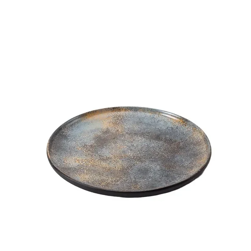 Modern, round planet surface, resin fruit plate ornament, model room, creative candy plate, decoration