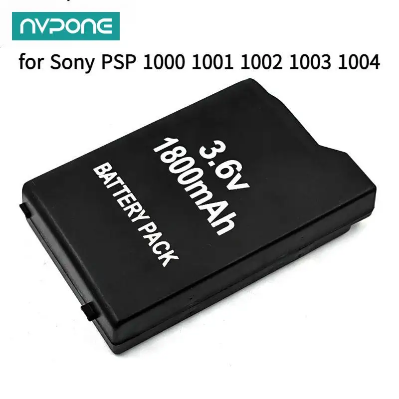 1pc./2pcs 3.6V 1800mAh battery for Sony PSP Replacement Battery Pack for Sony PSP 1000 1001 1002 1003 1004