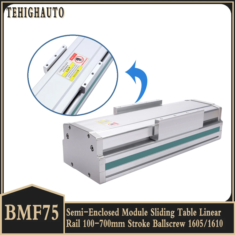 Mesa Deslizante de Módulo Semi-fechado Trilho Linear Parafuso de Esferográfica do Curso Roteador Cnc para 57 Etapas 60 Servos Passos 100800 mm 1605 24 mm