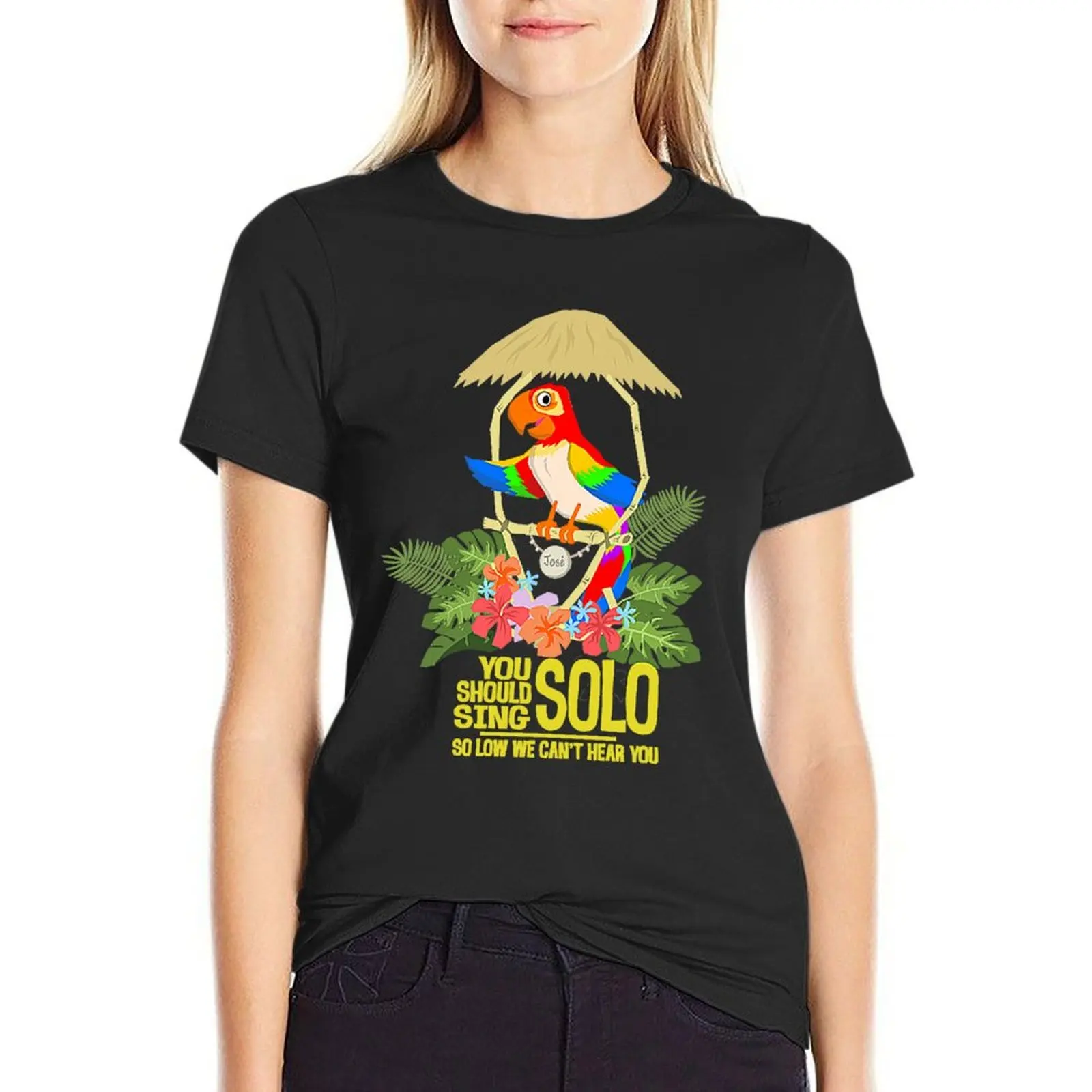 Tiki Room Sing Solo T-Shirt summer clothes cute clothes korean fashion shirts graphic tees T-shirt Women