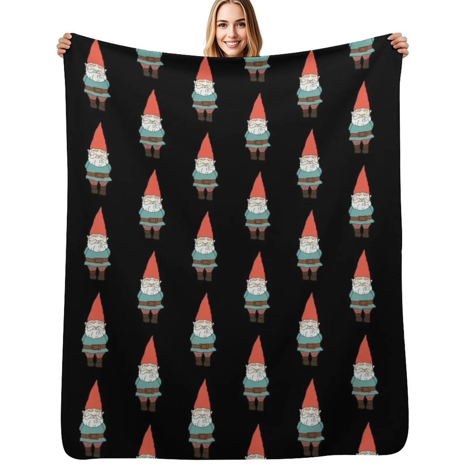 

Amelie's Travelling Dwarf Throw Blanket Flannel Luxury Throw Loose Blanket