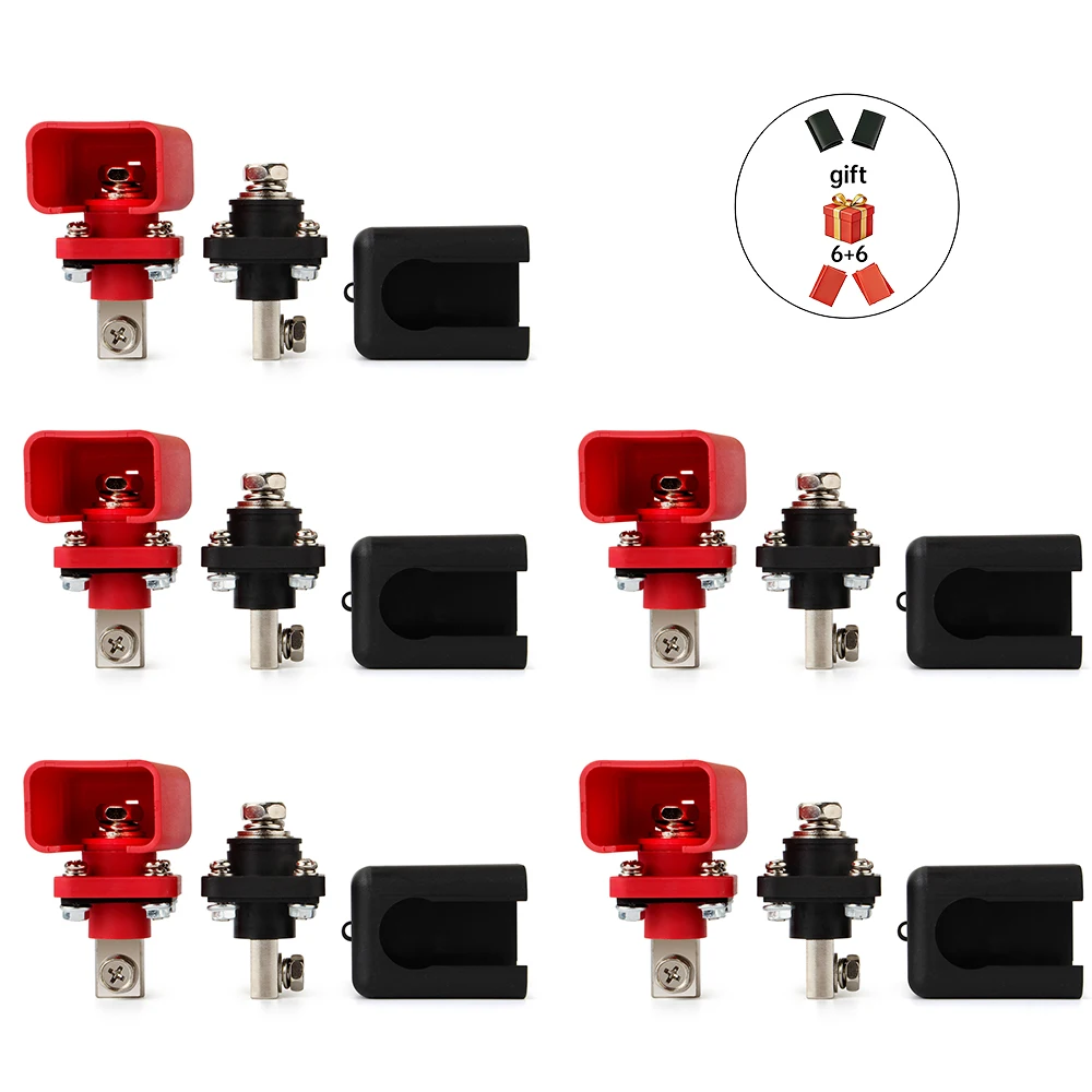 

200A Pure Copper Lithium Battery Terminal Connector High Current Energy Storage Terminal Block IP67 for Energy Storage Cabinet