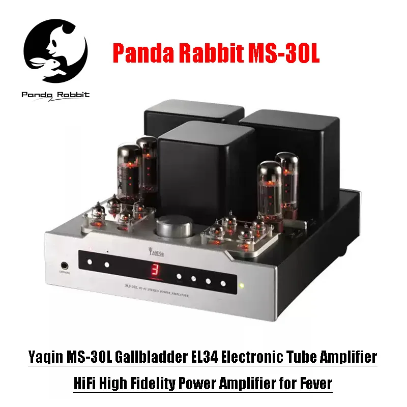 

Panda Rabbit Yaqin MS-30L Gallbladder EL34 Electronic Tube Amplifier HiFi High Fidelity Power Amplifier Home Audio