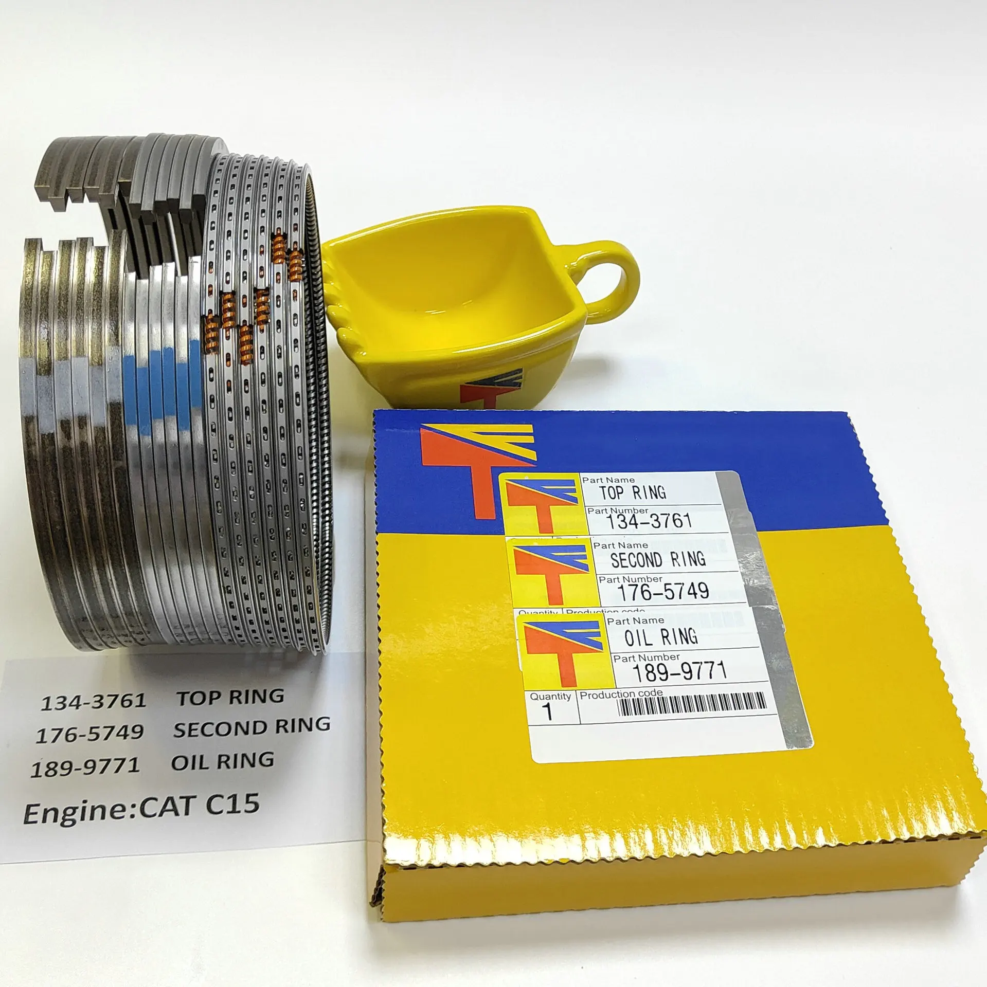 

Piston Top Ring 134-3761 for Dozer CAT D9R/3406 Engine Parts