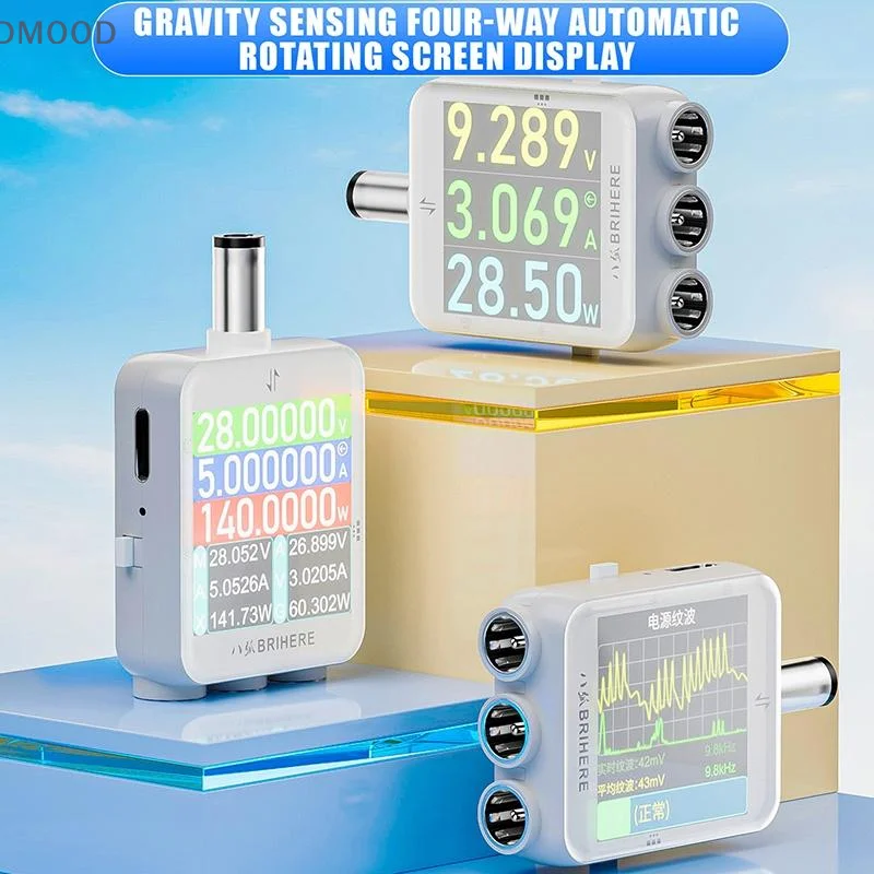 【CR】B50 High Precision DC Tester DC5.5 Digital Display Voltmeter Ammeter Watt Meter for Home Appliance Fault Repair
