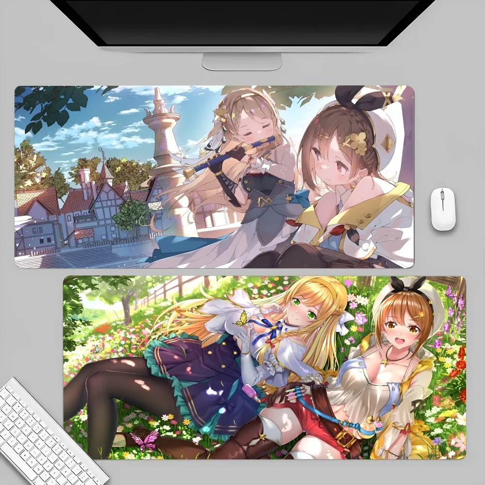 Atelier Ryza Ever Darkness Game Mousepad Large Gaming Mouse Pad LockEdge Thickened Computer Keyboard Table Desk Mat