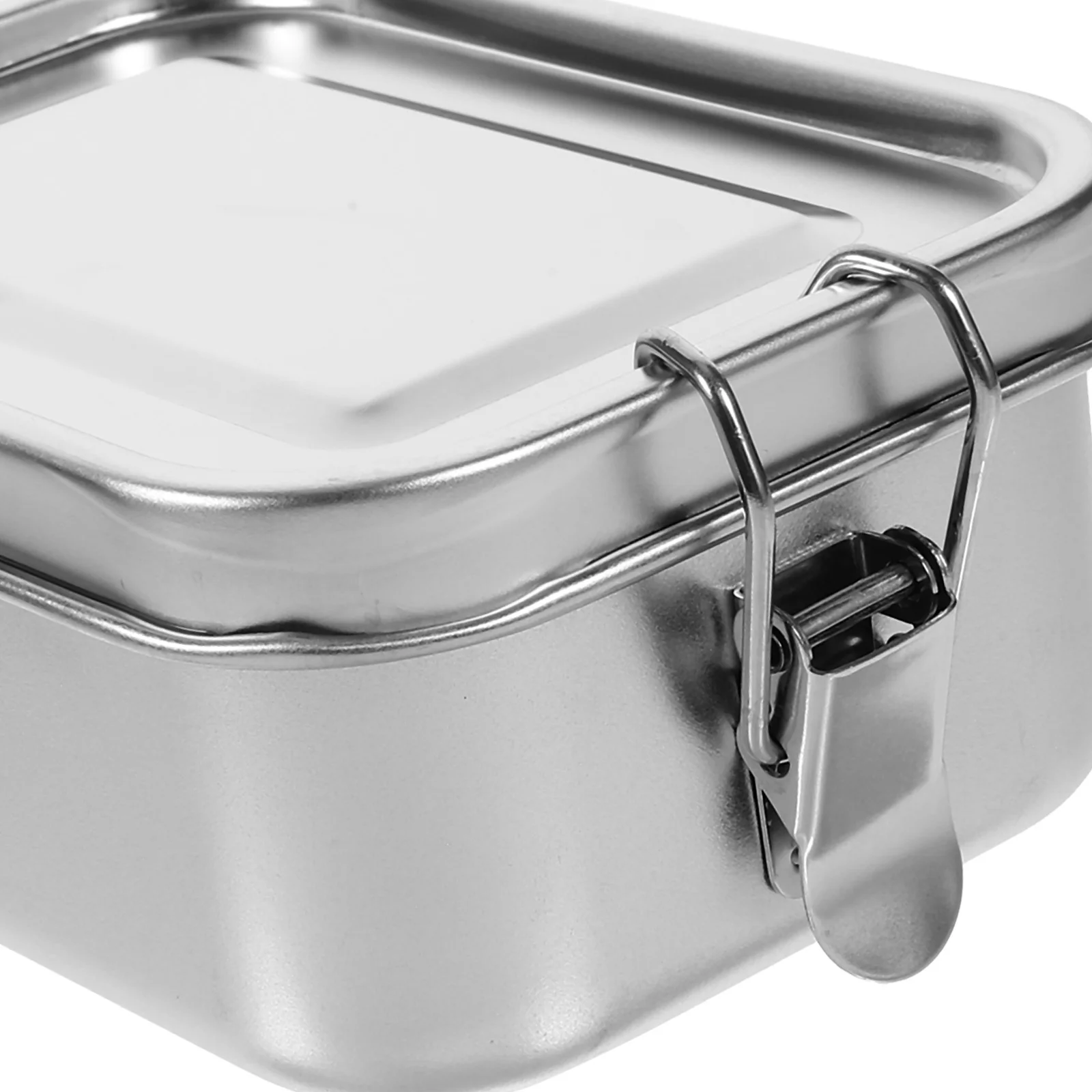 

Stainless Steel Lunch Box Bento Container Portable Food Storage Leak Proof Rectangle Meal Carrier For Kids Students Snack