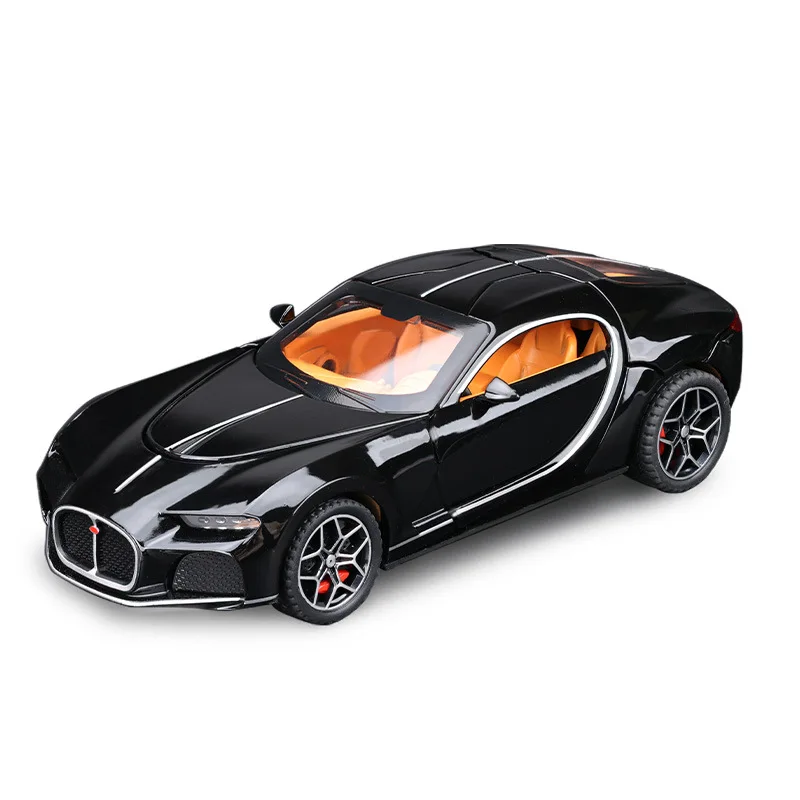 Modèle de voiture de collection en alliage moulé sous pression, modèle de voiture de route Atlantic en alliage 1:32, jouet pour enfants, cadeau