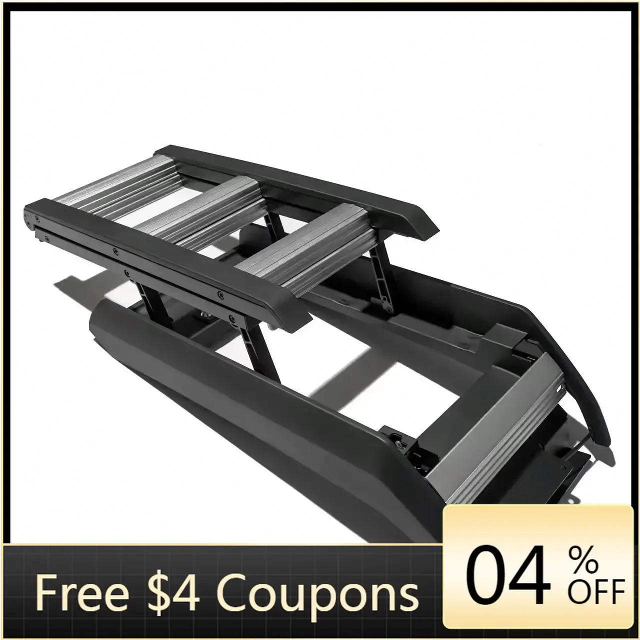 

One Gemmeo Fit For Ford Bronco 2 Door 2022 2023 Foldable Side Ladder Stairs Aluminum Alloy Side Fold Ladder