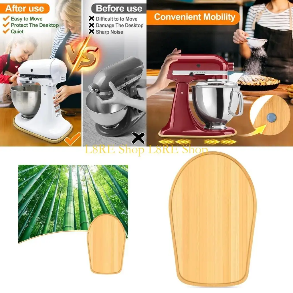 L8RE Sliding Tray Rolling Pads Accessories Kitchen Sliding Trays Suitable for Coffee Maker Processor Kitchen Appliances
