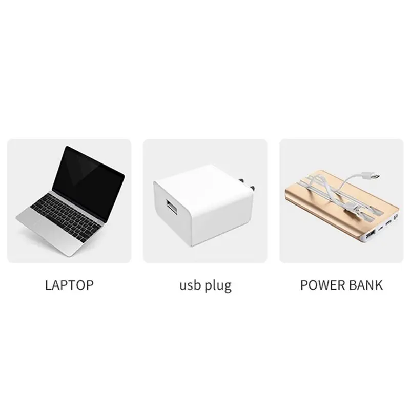 USB Rechargeable Book Light, Portable Clip-on LED Reading Light, 3 Colors Dimmable, Perfect for Book Lovers, Kids Wihte