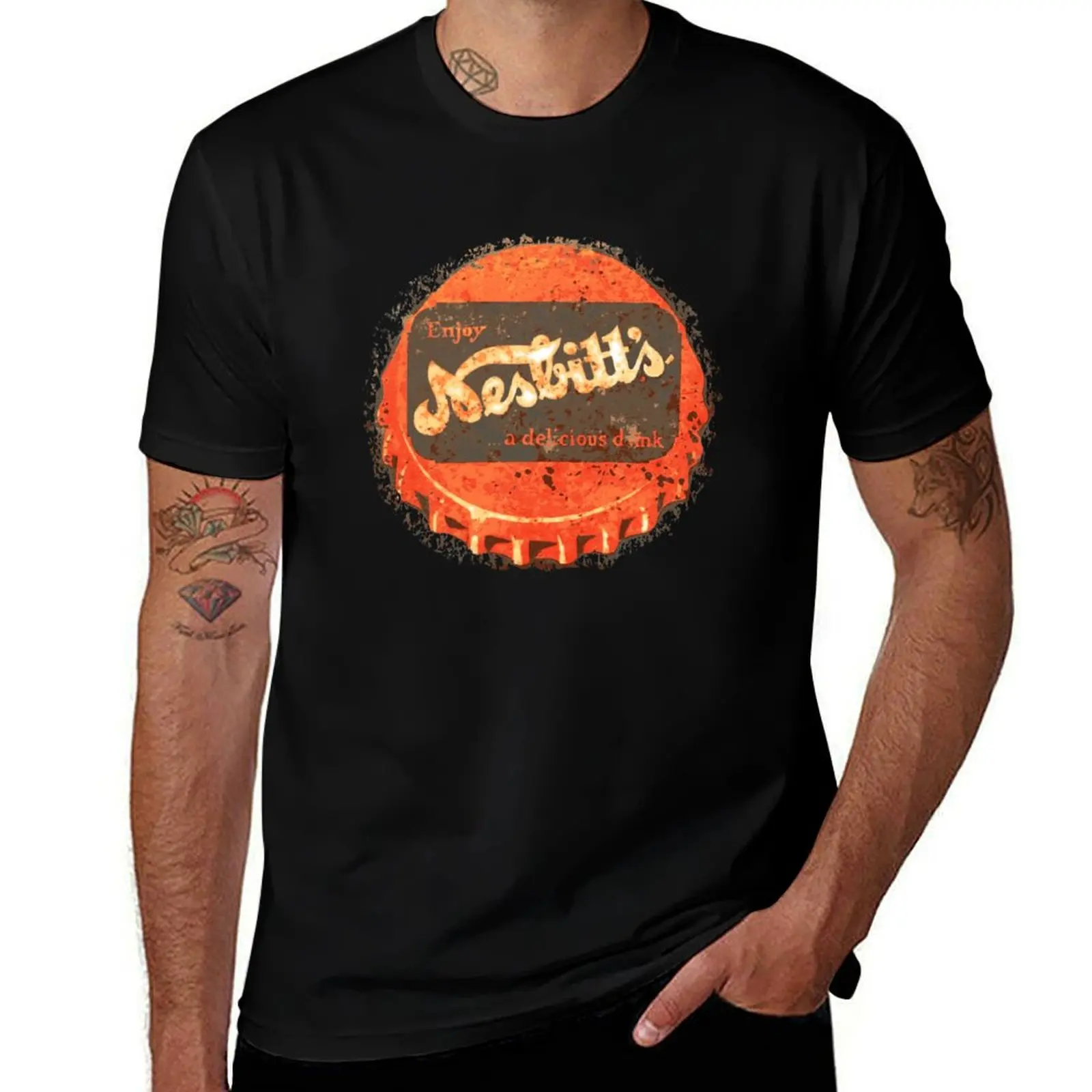

Nesbitts Soda pop T-Shirt Construction Work Tee Shirt