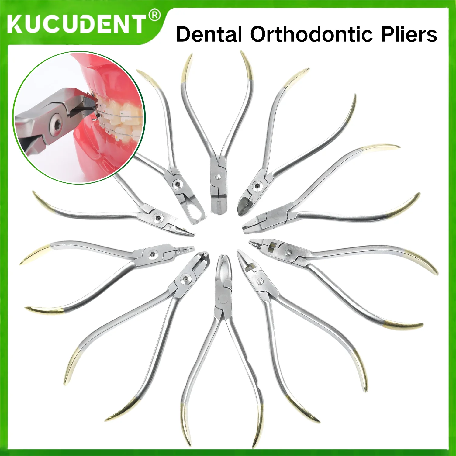 

Dental Orthodontic Stainless Steel Pliers Distal End Cutter Ligature Cutter Band Removing Forcep Wire Filament Cutter Instrument