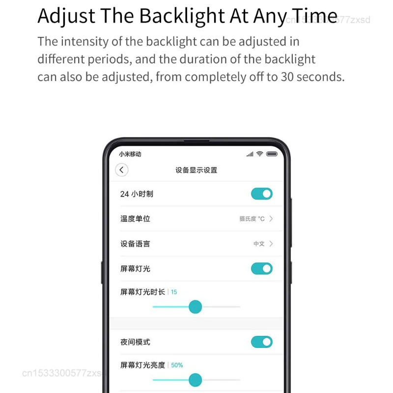 Xiaomi Qingping Bluetooth Alarm Clock Thermometer Hygrometer LCD Screen HD Backlit Multi-function Intelligent Adjustable Clock