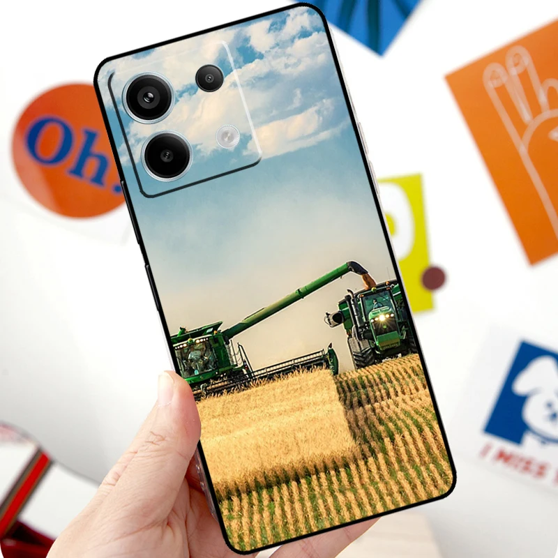 جرار زراعي Funda لهاتف Xiaomi Redmi Note 14 13 10 11 12 Pro 10S 11S 12S حافظة لهاتف Redmi 15 14C 10C 12C 13C