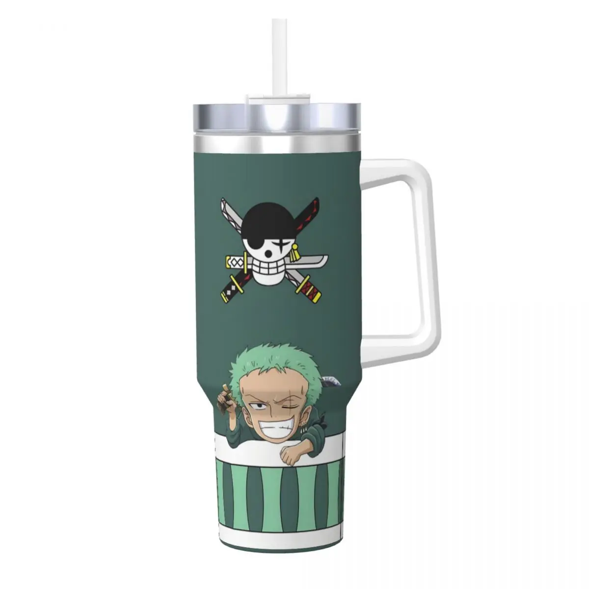 Stainless Steel Tumbler O-One Anime P-Piece Thermal Mug Heat Preservation Cold and Hot Mugs Cup Camping Custom Water Bottle