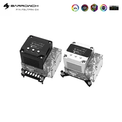 Barrow CPU Block Pump Reservoir One-Piese One PieceThree In One，Water Cooling Radiatir Kit For INTEL/AMD/X99 X299 5V ARGB Light