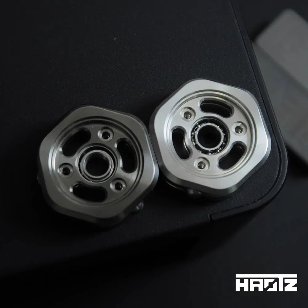 HAOTZ EDC Fidget Spinner Stainless Steel Stress Relief Toy Fidget Toys For Adults Gyro Anxiety Relief Gadgets