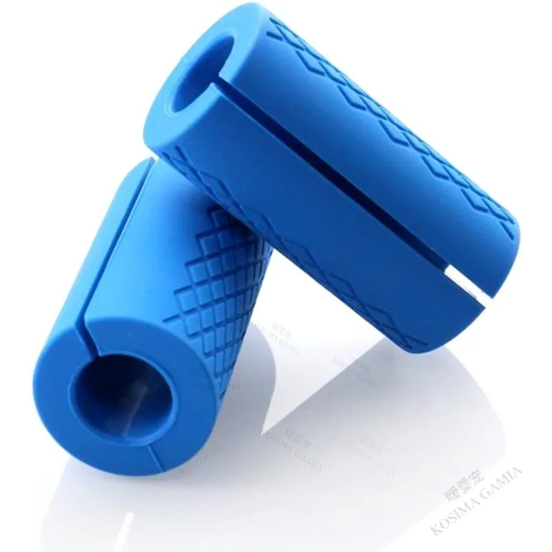 Grip Fat Bar Dumbbell Barbell Thick Grips Silicone Non-Slip Protective Pad for Weightlifting Fitness Bar Handle Sturdy Shock