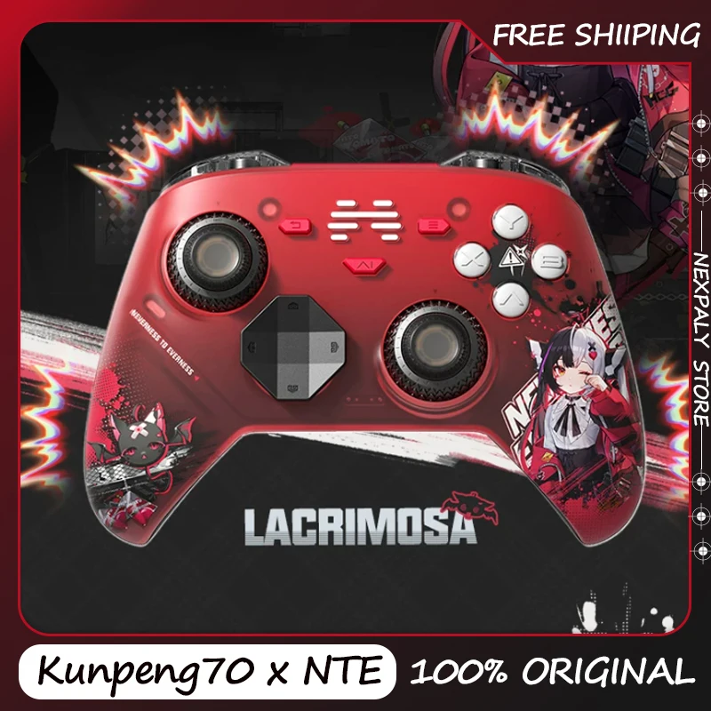 Игровой контроллер Kunpeng70 X NTE Limited Game Controller Mint Lacrimosa AI Elite, беспроводной геймпад для ПК, Steam, мобильных устройств, ТВ, кастомный игровой контроллер