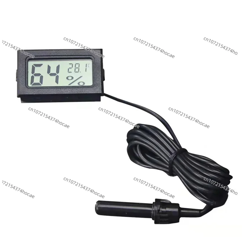 1.5M Digital LCD Aquarium Refrigerator Refrigerator Mini External Portable Thermohygrometer with Sensor