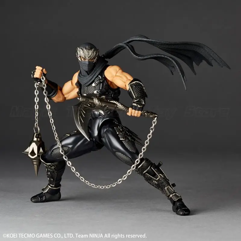 【Pre-sale】 Original KAIYODO Revoltech AMAZING YAMAGUCHI Ninja Gaiden Ryu Hayabusa Action Figure Model Figure Toy