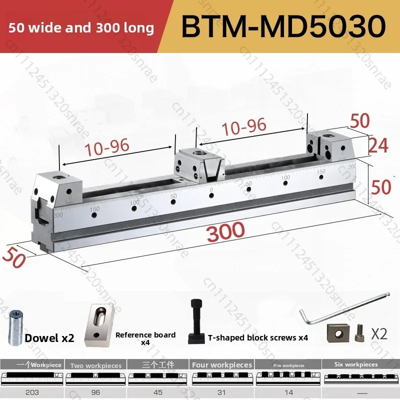 Multi-position Vice CNC Multi-position Fixture Tooling Machining Center Flat Mouth Pliers Parallel Precision Four-axis Vice