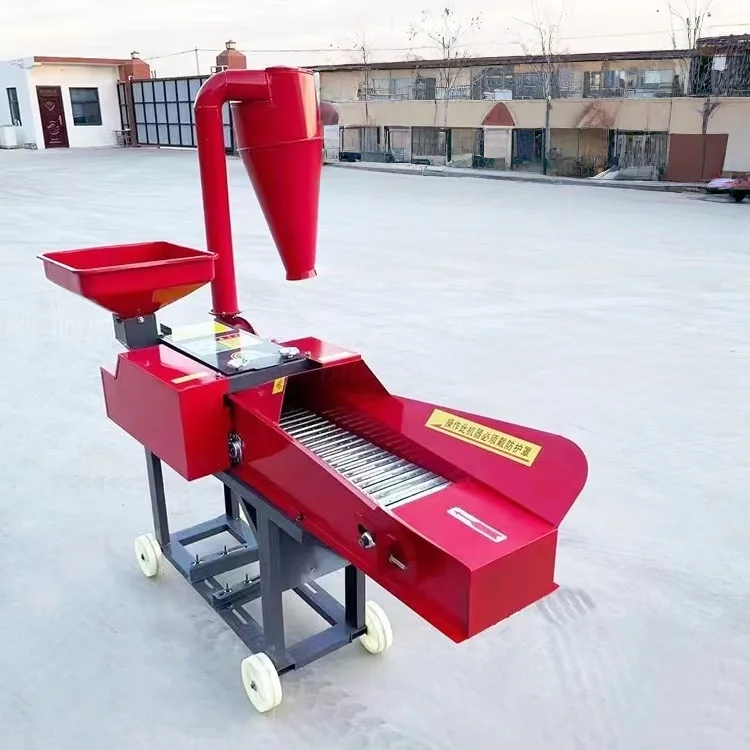 Heavy-duty Electric Chopper For Preparing Silage From Grass And Corn Stalks Small Electric Copper Wire Motor Grain Chopper