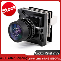 Caddx Ratel2 FPV Micro Camera 1200TVL 1/1.8inch 2.1mm Starlight HDR Sensor Camera 165°NTSC PAL16:9 4:3 Switchable for FPV Racing