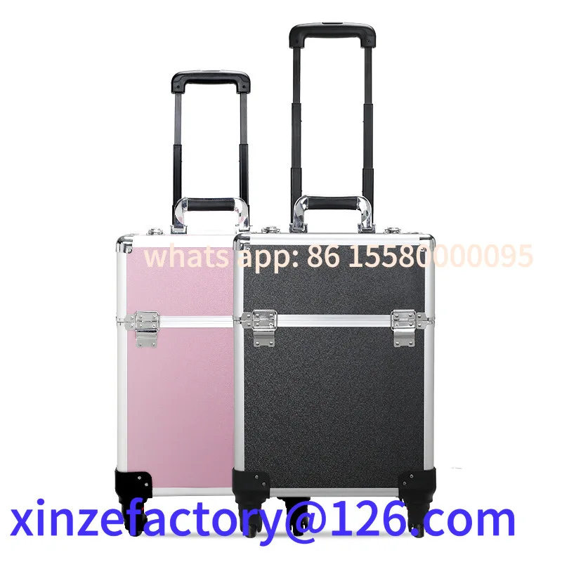 

Customizable Cosmetic case Professional follow-up artist Large-capacity trolley case with password lock Special storage toolbox