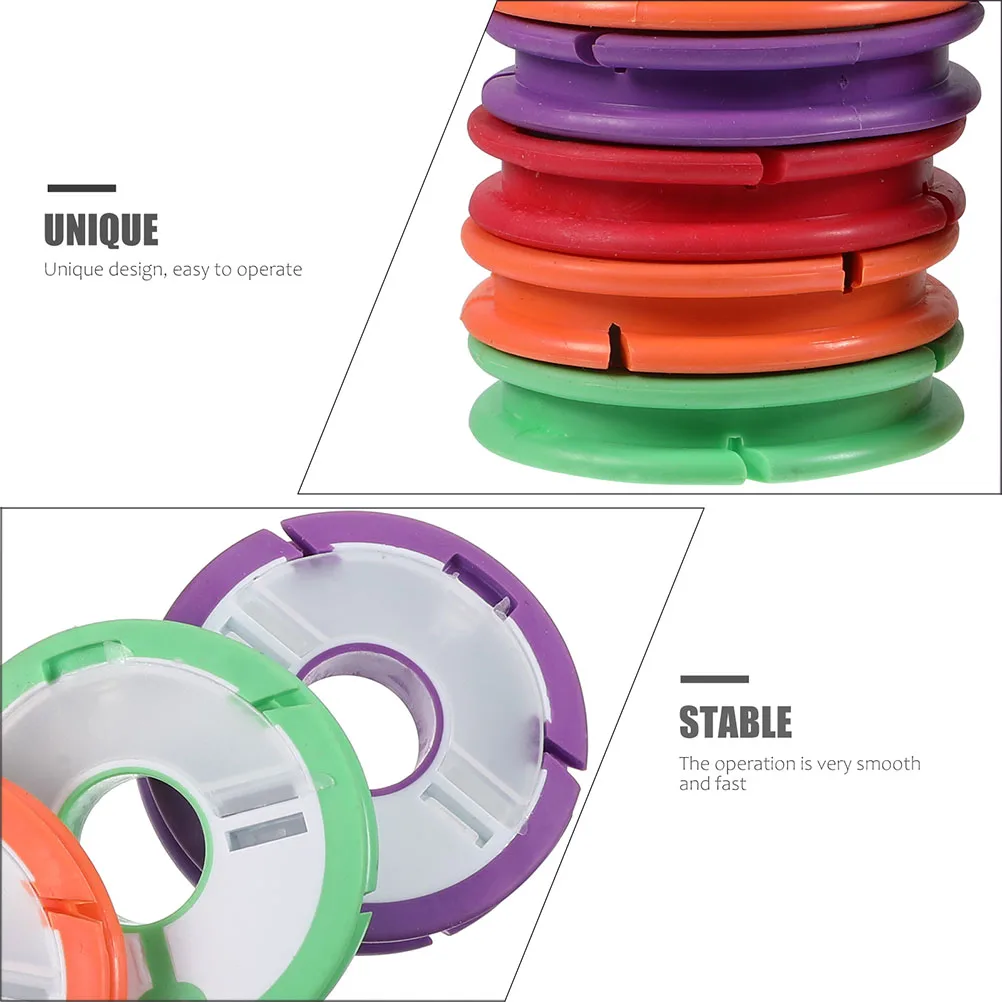 

12pcs Fishing Line Winder Silica Spooling Accessories Durable Smooth Reel Tool for Anglers Tackle Gear