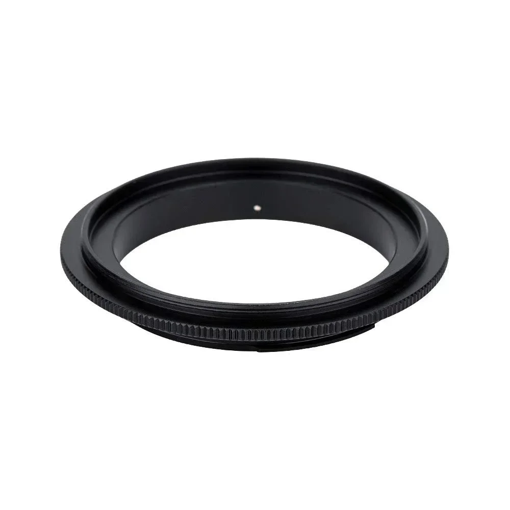 DSLR Camera Lens Anel Adaptador, Metal, Rosca Masculino, Macro, reverso, 62 milímetros-72 milímetros