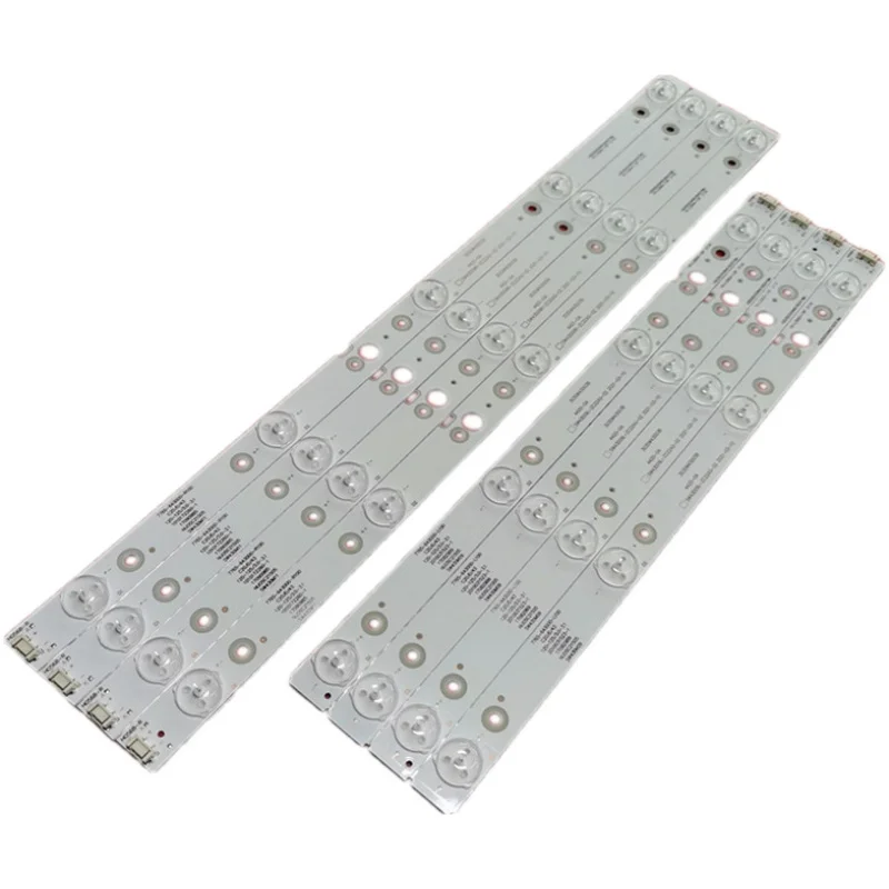 8pcs/set LED strip for LG 43UG620V 43UJ620V 43UJ6200 CRH-A4330300104L6CNRev1.0 CRH-A4330300105R6CNRev1.0 CRH-A4330300105R74C