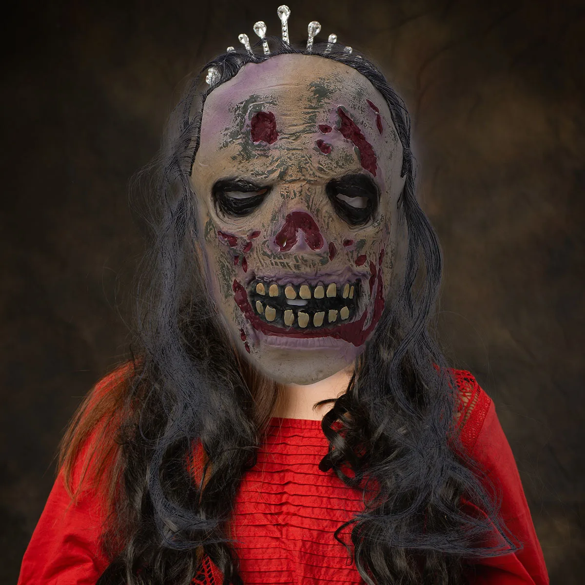 

1Pcs Horror Halloween Mask Creative Zombie Style Breathable Durable Comfortable for Halloween Cosplay Party Cosplay Mask Props