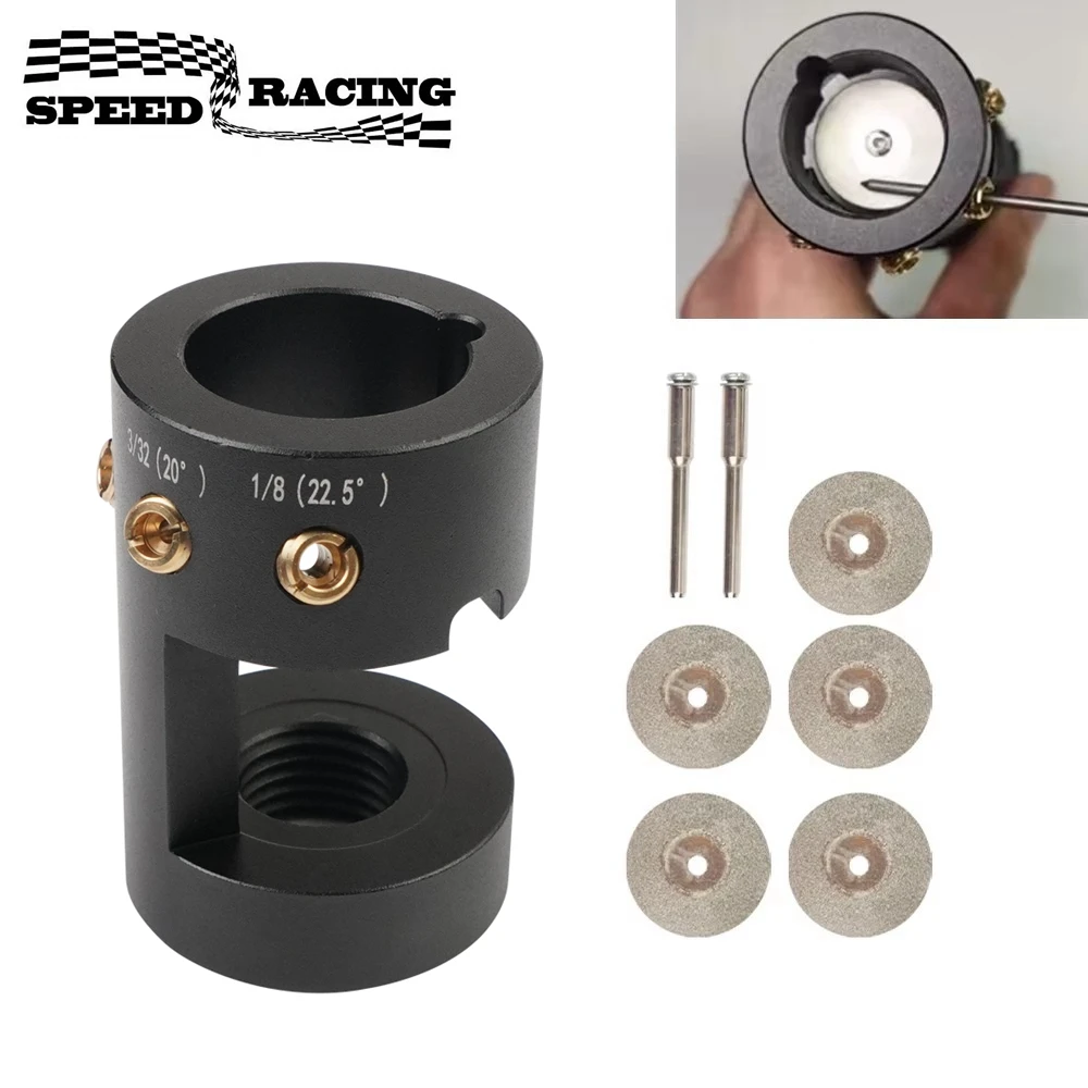 Aluminium-Wolfram-Elektroden-Schärfgerät, WIG-Schweißgerät mit Trennschlitz, Multi-Winkel und Offsets