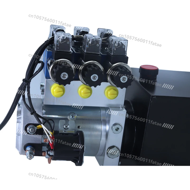 Vehicle-mounted Hydraulic Multi-group Two-way Oil Pump System Power Unit 12V/24V Lifting Assembly Pump Station