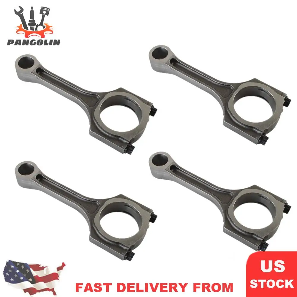 4pcs 23510-25240 2351025240 Connecting Rods for Kia Sportage Sorento Sonata Tucson Azera  2.4L G4KC G4KE w/ 3 Months Warranty