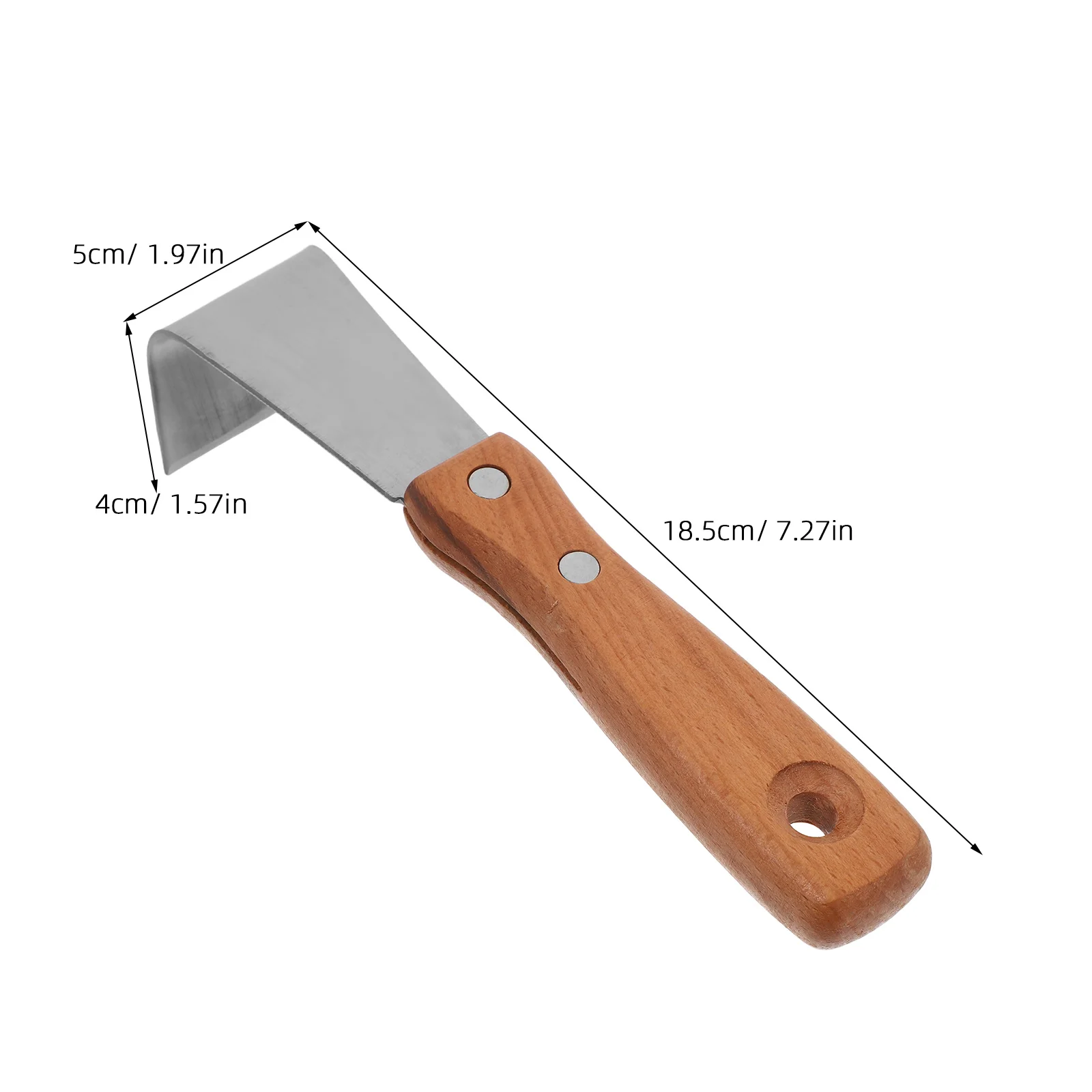4Pcs Tree Bark Scraper Tool Ergonomic Handle Forged Blade for Fruit Tree Bark Removal Pruning Gardening Hand Instrument